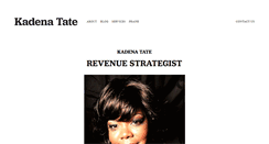 Desktop Screenshot of kadenatate.com